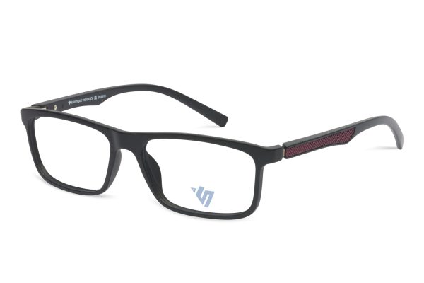 217SV C2 Matt Black / Temple Black Red
